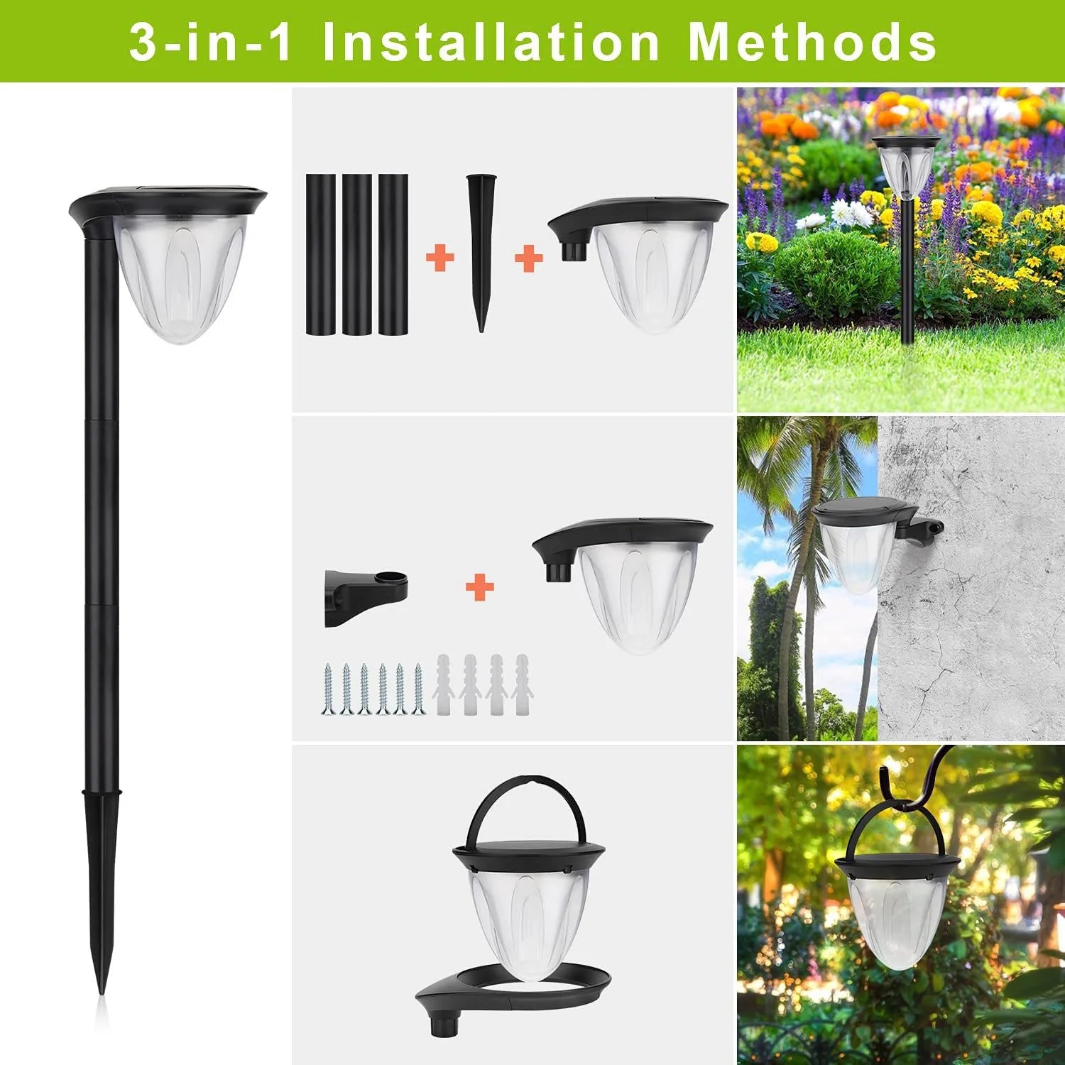 6W SOLAR DETACHABLE BOLLARD LIGHT